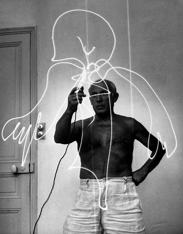 pablo picasso disegni di luce