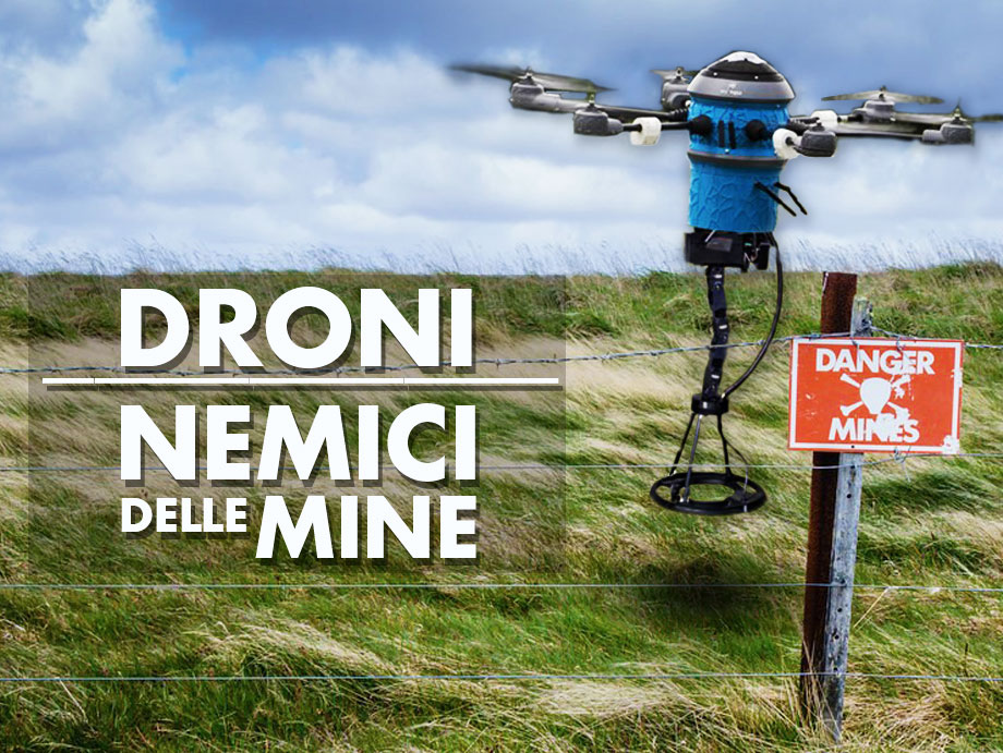 droni nemici delle mine